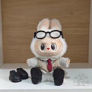 1 PIECE shirt with tie Fit Labubu( Labubu Not Included)